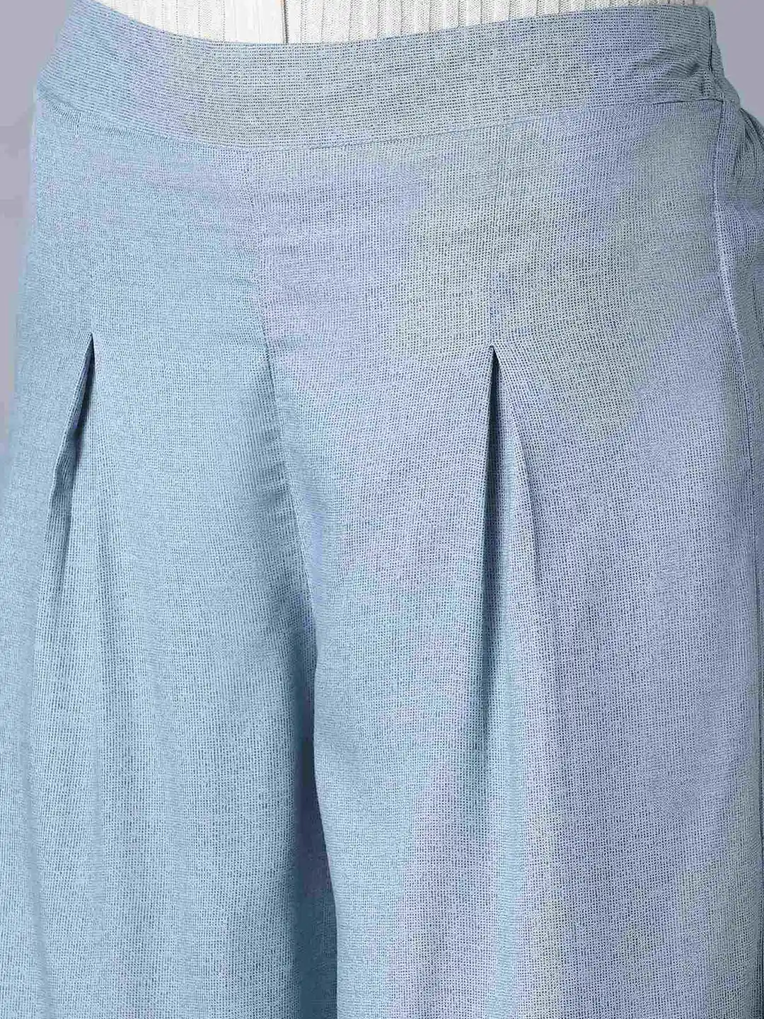 parallel pants blue printed pants Buy W Women Blue Printed Denim Parallel Pants Palazzos for Women