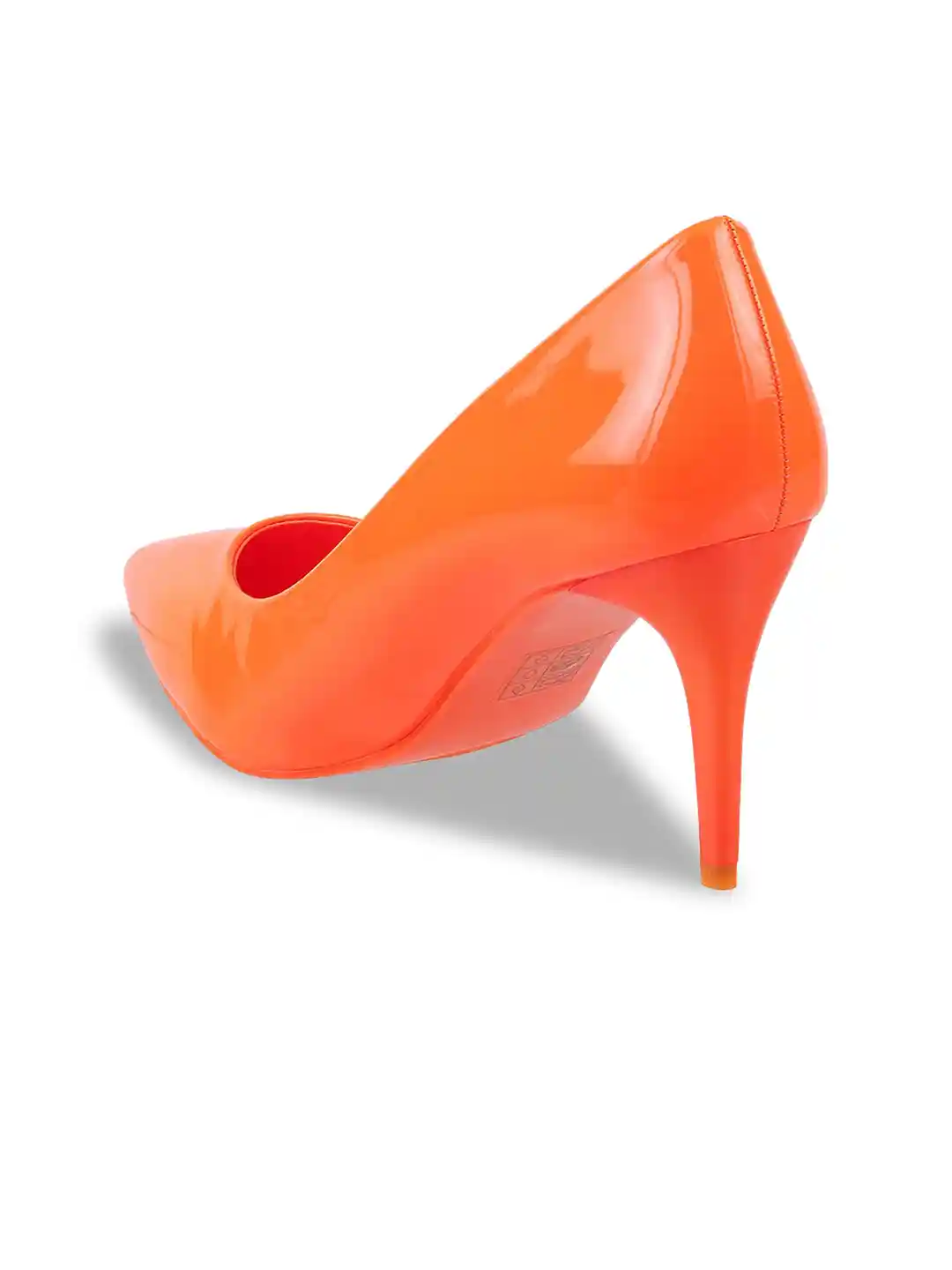 Buy Metro Women Orange Solid Pumps Heels for Women 13723764 Myntra