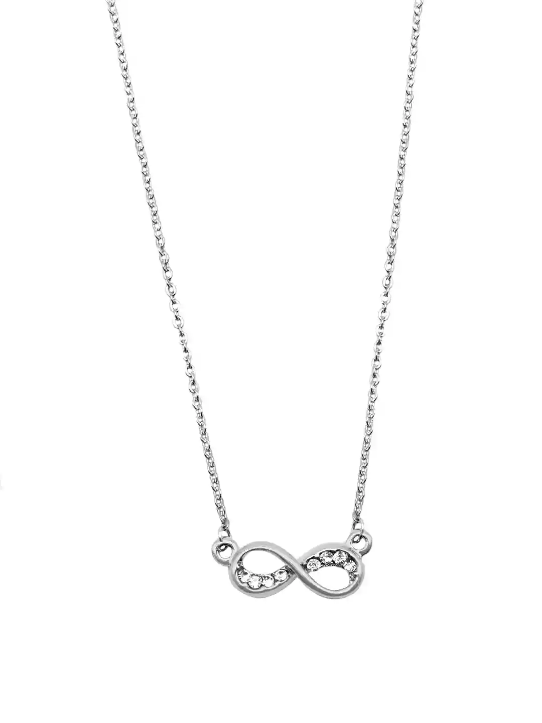 Chi♡ Buy Joker & Witch Rhinestones Studded Infinity Silver