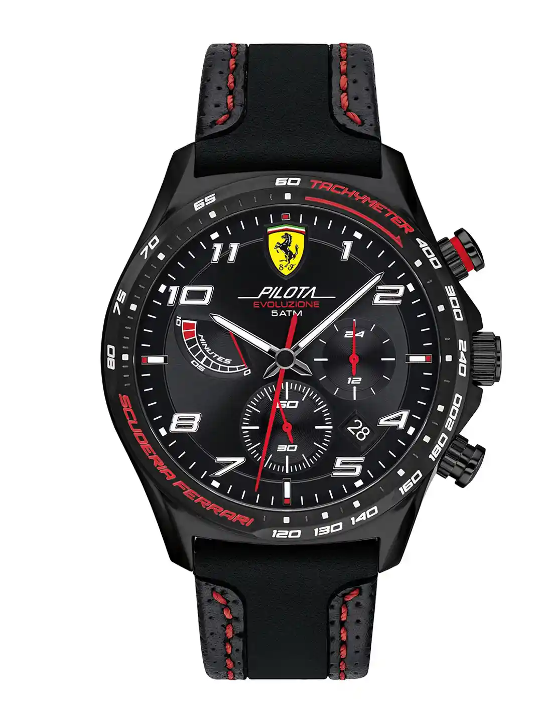 Buy SCUDERIA FERRARI Men Black Analogue PILOTA EVO Chronograph