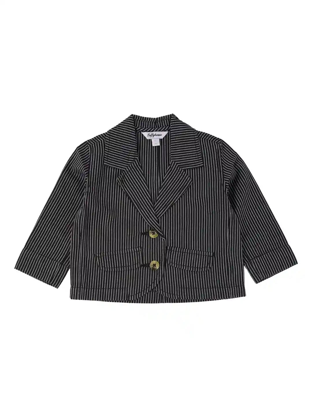 Buy TOFFY HOUSE Boys Black Striped Cape Jacket Jackets for Boys
