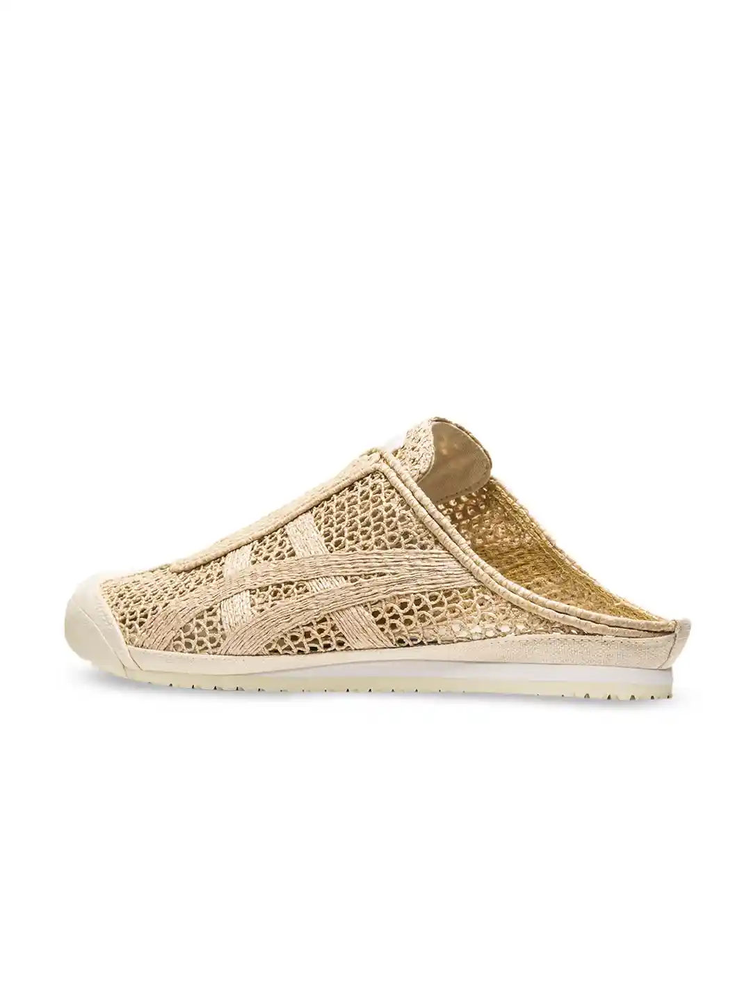 argue×U-DOT SLIP-ON NUDE BEIGE Buy Onitsuka Tiger Unisex Beige Woven Design Slip-On