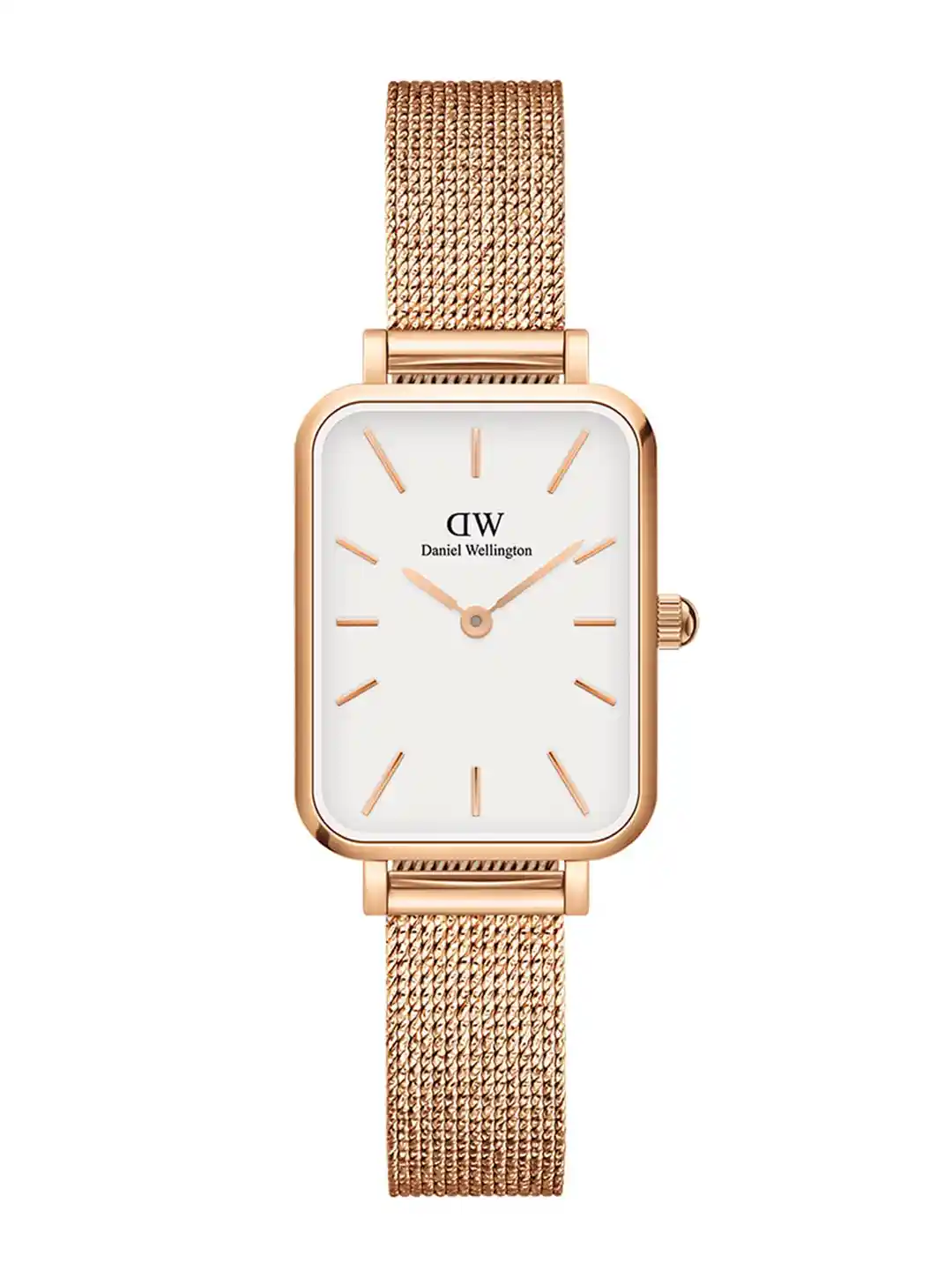 Buy Daniel Wellington Quadro Pressed Women Dial Rose-Gold 26mm Analogue  Watch - DW00100431 - Watches for Women 14293496 | Myntra