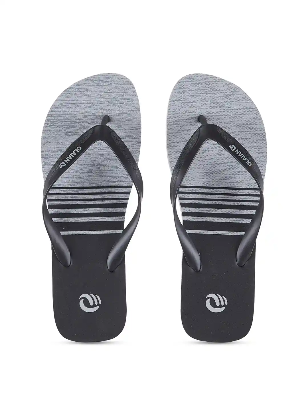 Black Olaian All Black Flip Flops OLAIAN By Decathlon Men Flip