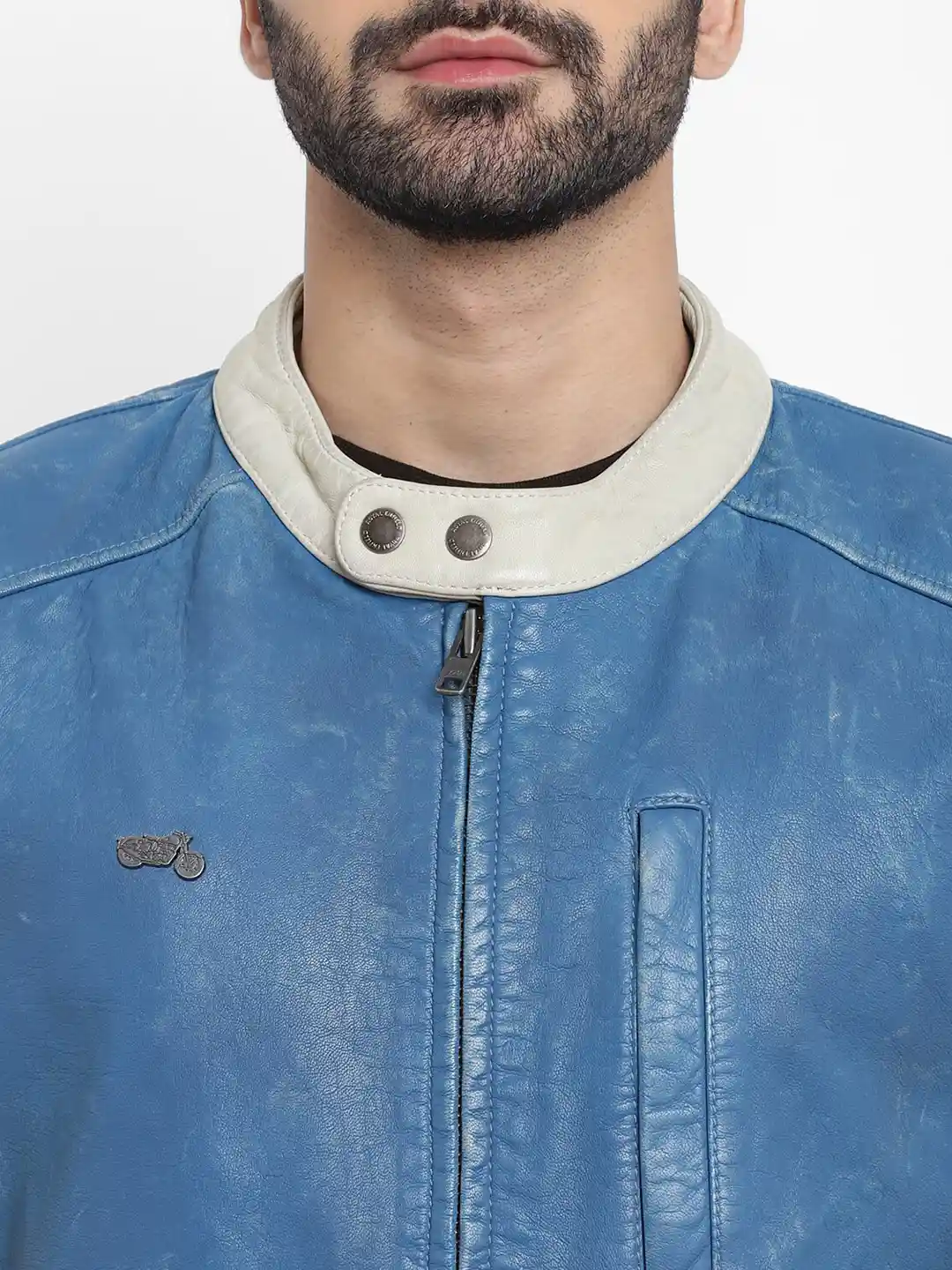 Buy Royal Enfield Men White Blue Colourblocked Moto Sport Riding