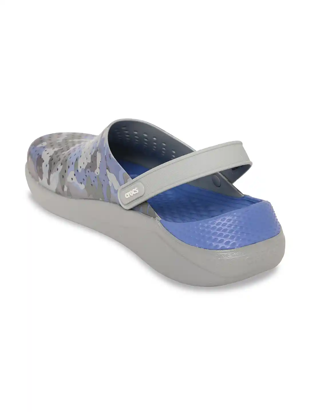 Buy Crocs Literide Unisex Grey Blue Clogs Sandals Flip Flops for