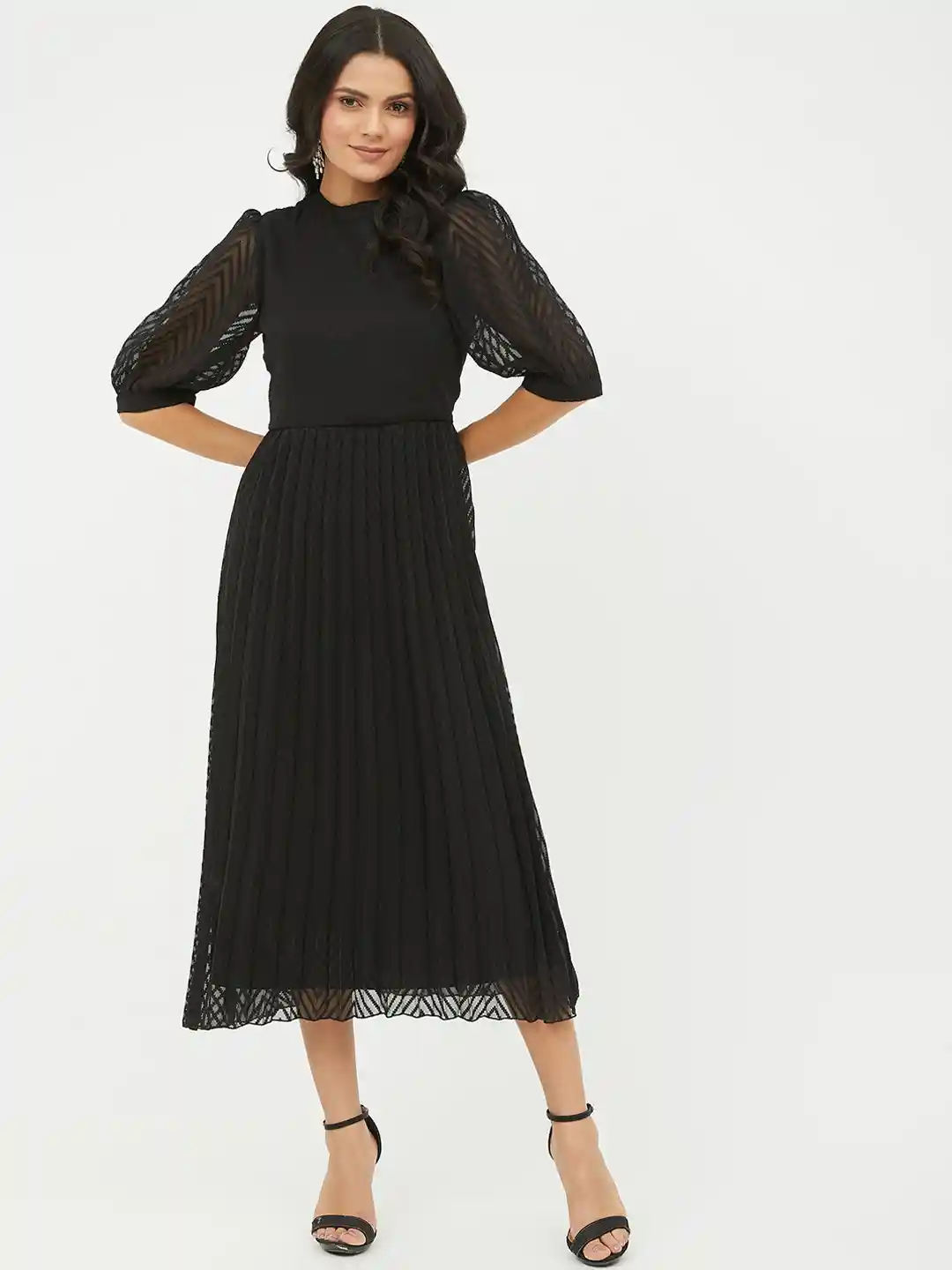 muslim dress black 36 Size:XL = 17 SWS2026_PART2 Package Content Summer Dress | Black
