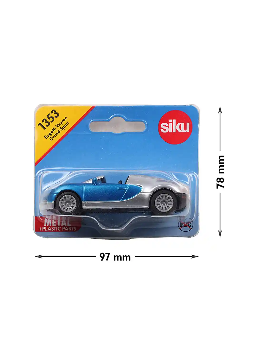 Buy Siku Kids Blue Silver-Toned Bugatti Veyron Grand Sport