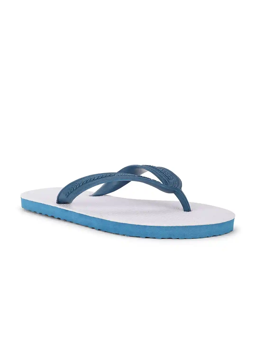 Buy Bata Men Blue White Rubber Thong Flip-Flops Flip Flops for