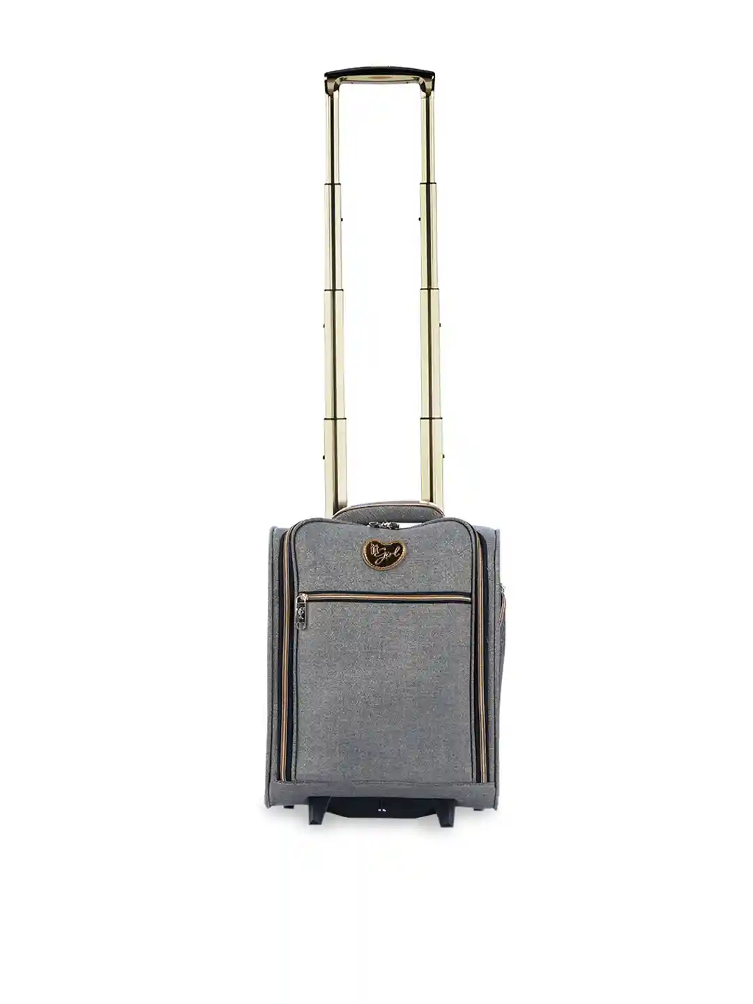 Rolling Suitcase It Metalik Luggage Hard Shell Rose Gold Suitcase