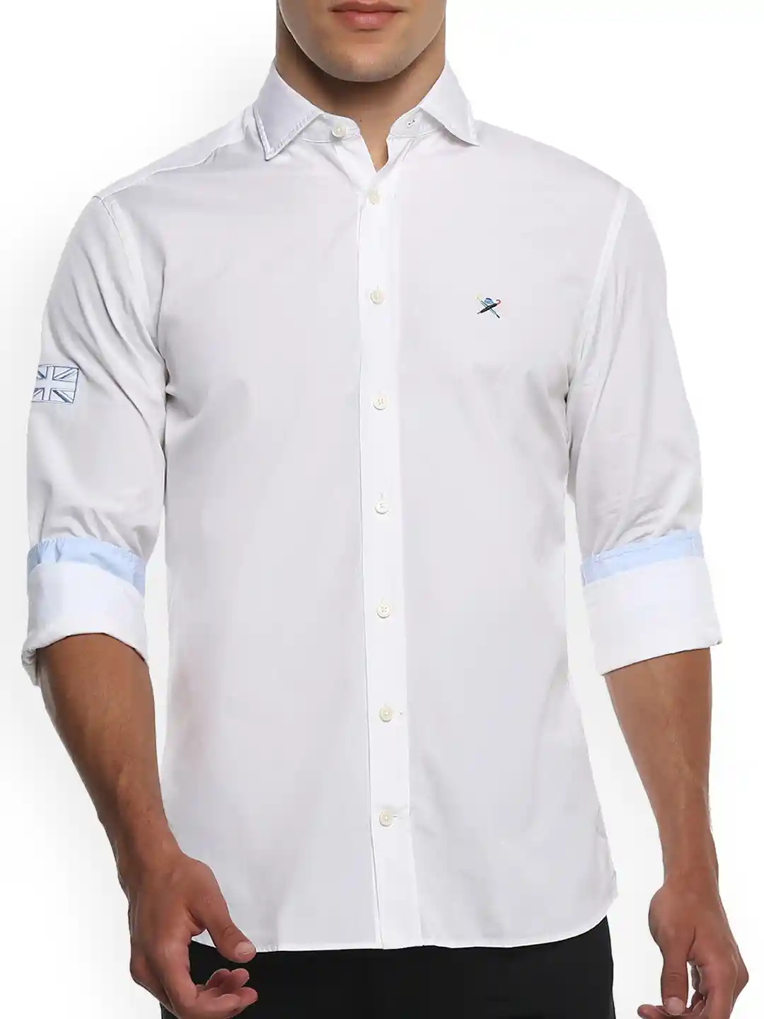 Indiamart Hackett Formal Shirts HACKETT LONDON Men White Casual Shirt