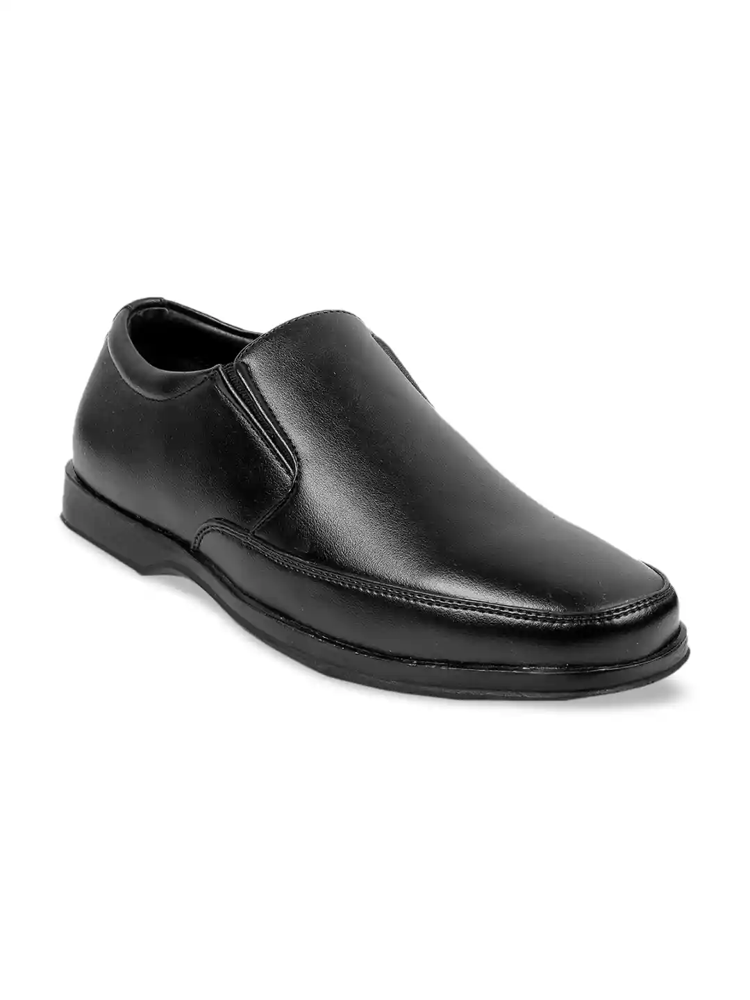 Buy bacca bucci Men Black Solid Formal Slip-Ons Formal Shoes for