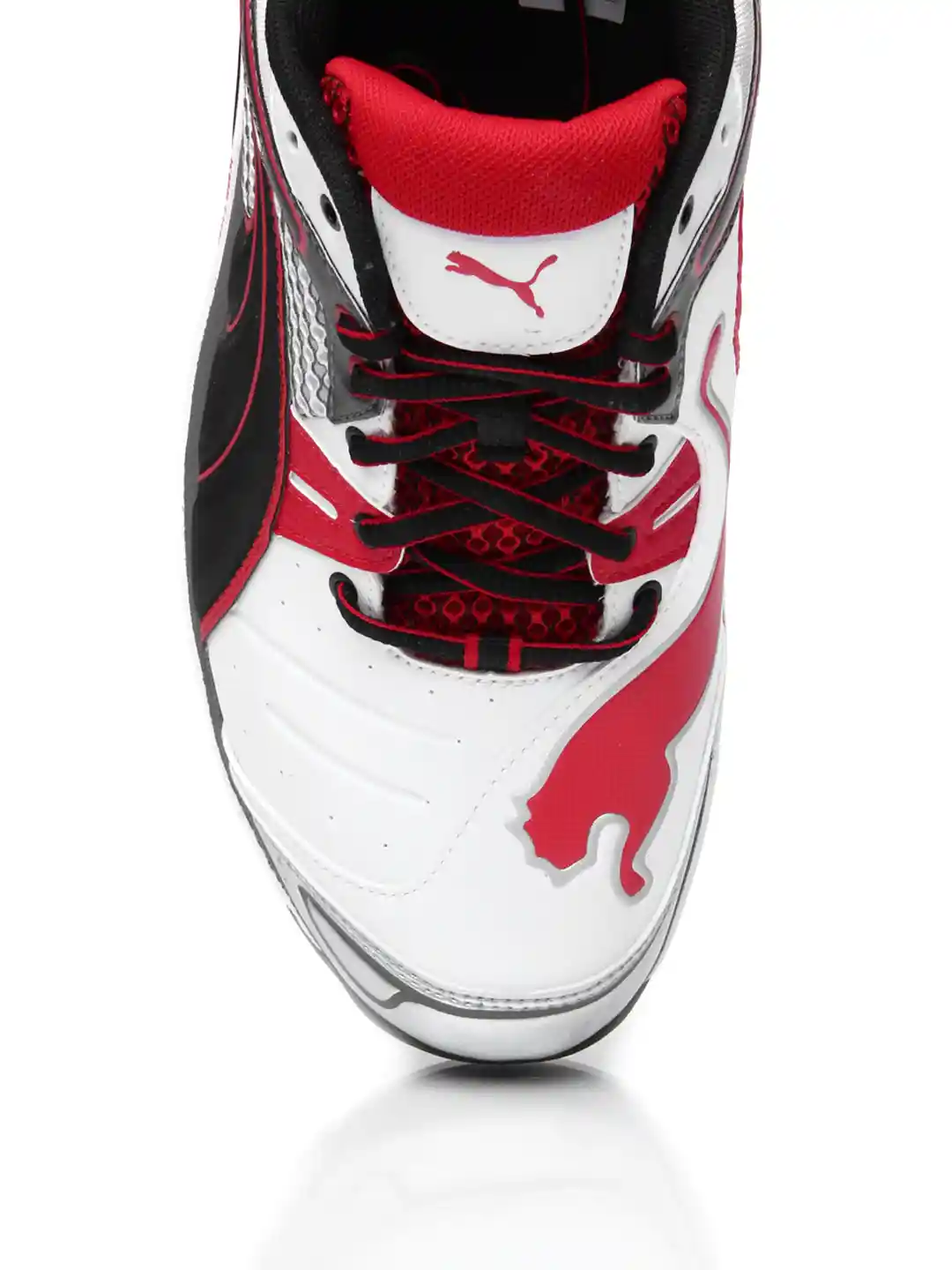 Cricketer Men Of Platinum Buy Puma Men White Red Platinum Convertible Spike Cricket  Shoes