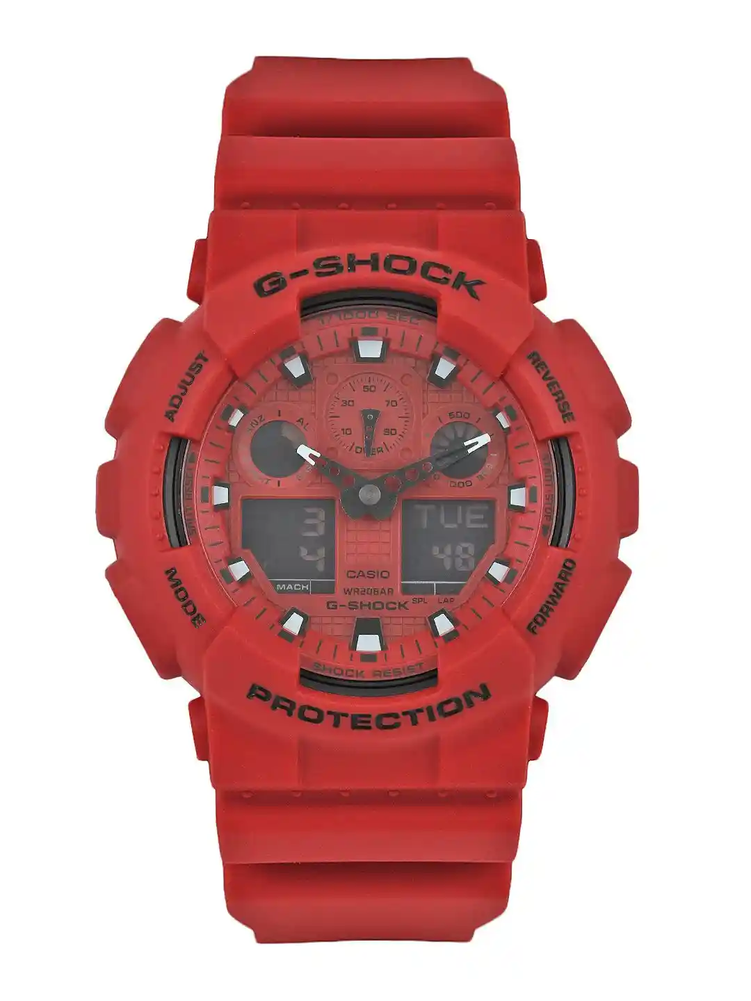 Red Dial Casio Red G Shock Watch Casio G-Shock GM-2100B-4AER Red