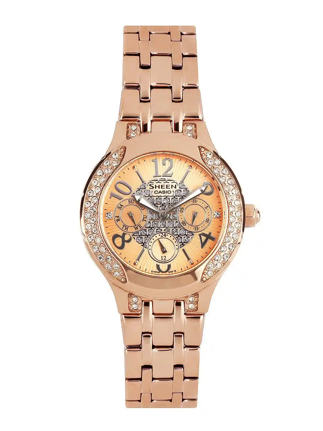 ✨未使用箱付 CASIO カシオ SHEEN シーン ソーラー ローズ ゴールド