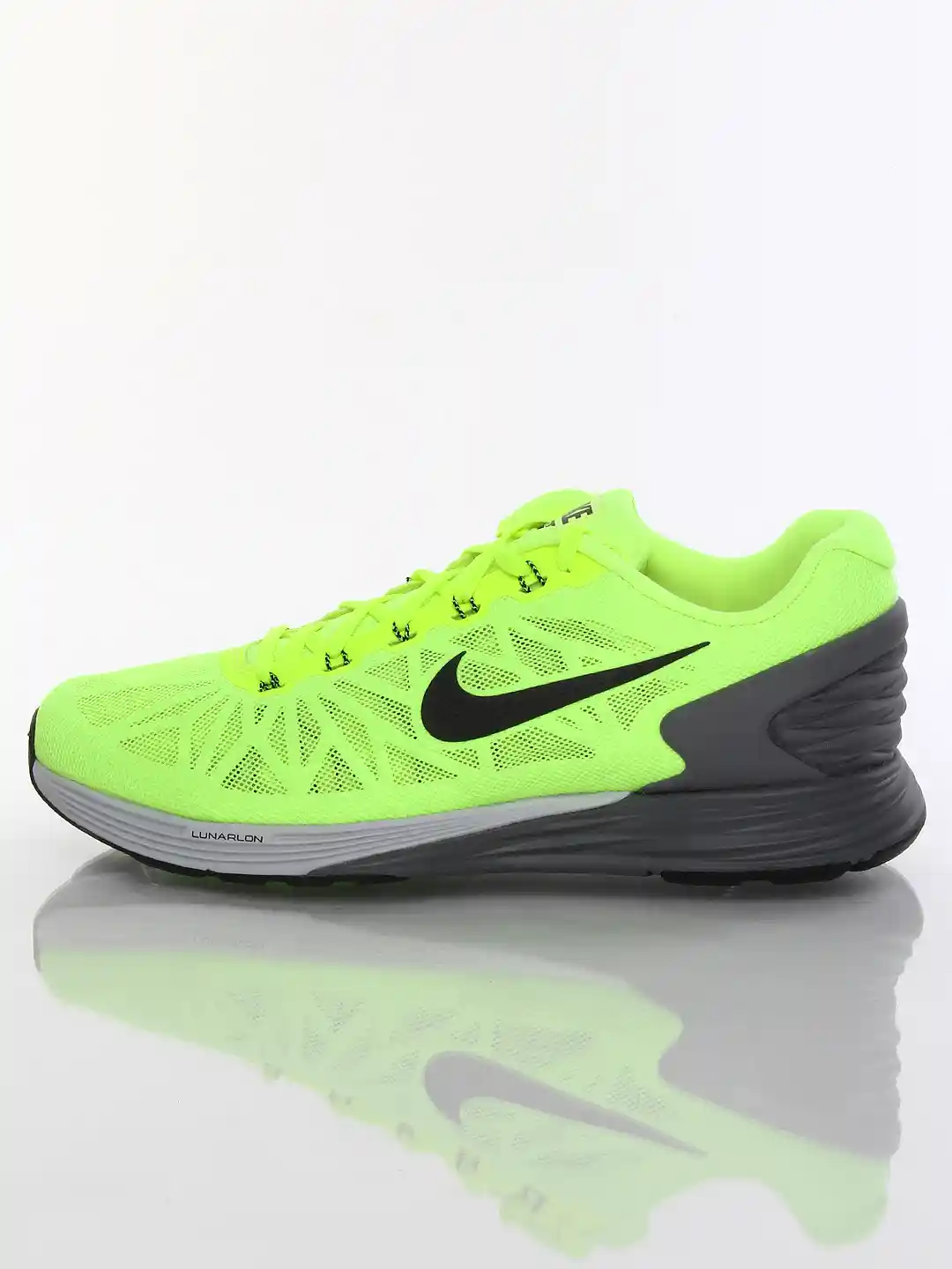 Buy Nike Men Fluorescent Green Lunarglide Running Shoes Sports