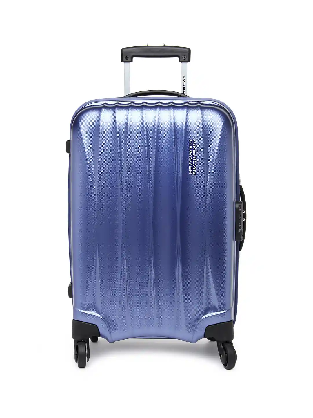 Buy American Tourister Unisex Blue Arona Small Trolley Suitcase