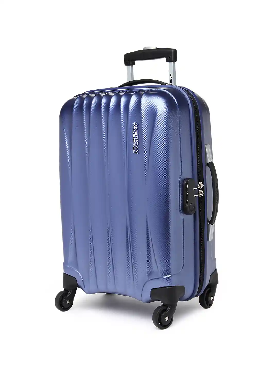 Buy American Tourister Unisex Blue Arona Small Trolley Suitcase