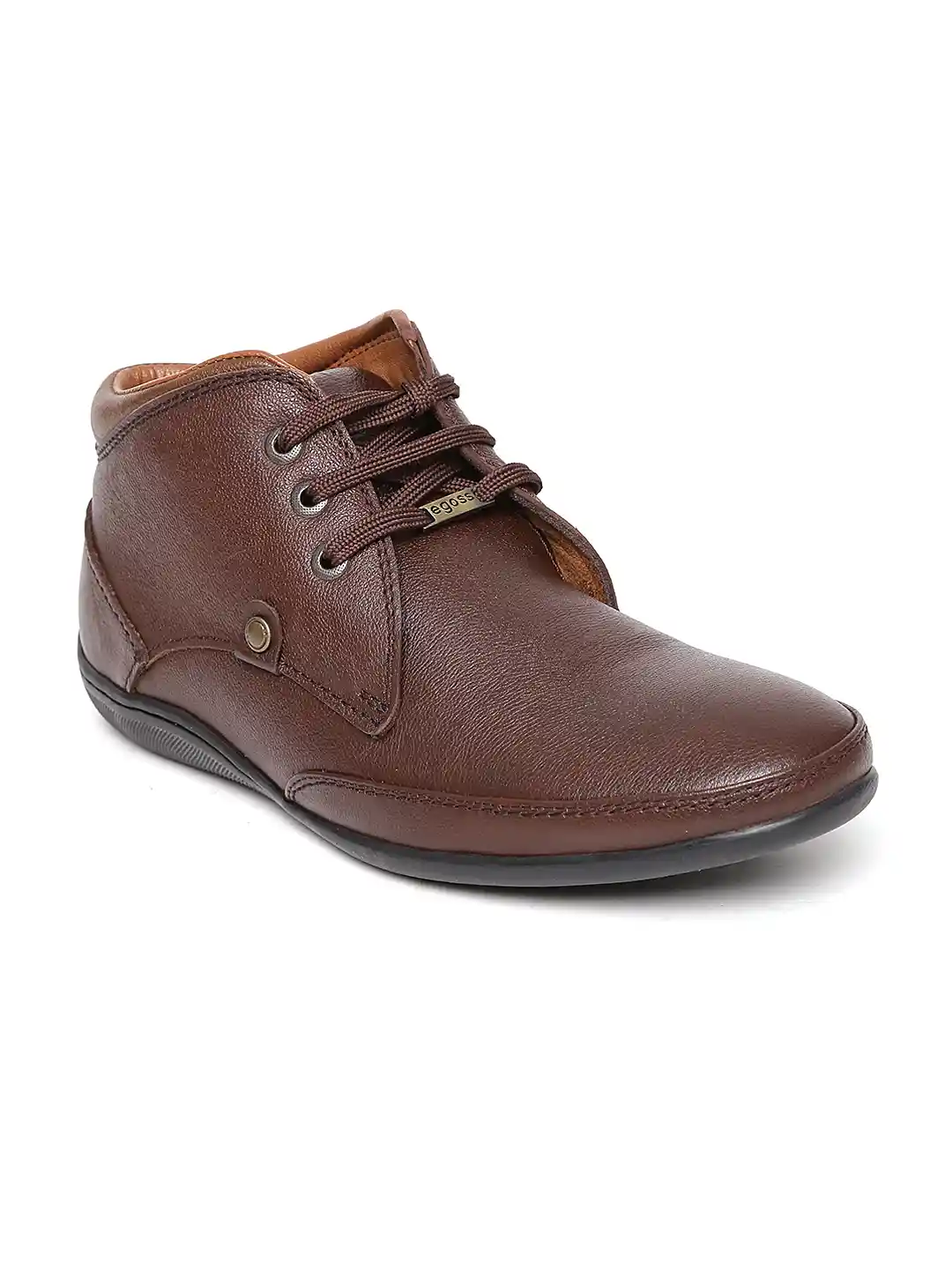 Buy Egoss Men Brown Leather Casual Shoes Casual Shoes for Men