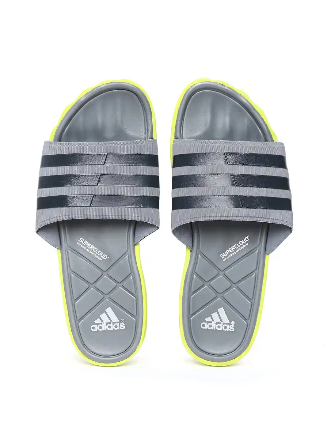 Buy ADIDAS Men Grey Adipure Slide Flip-Flops Flip Flops for Men