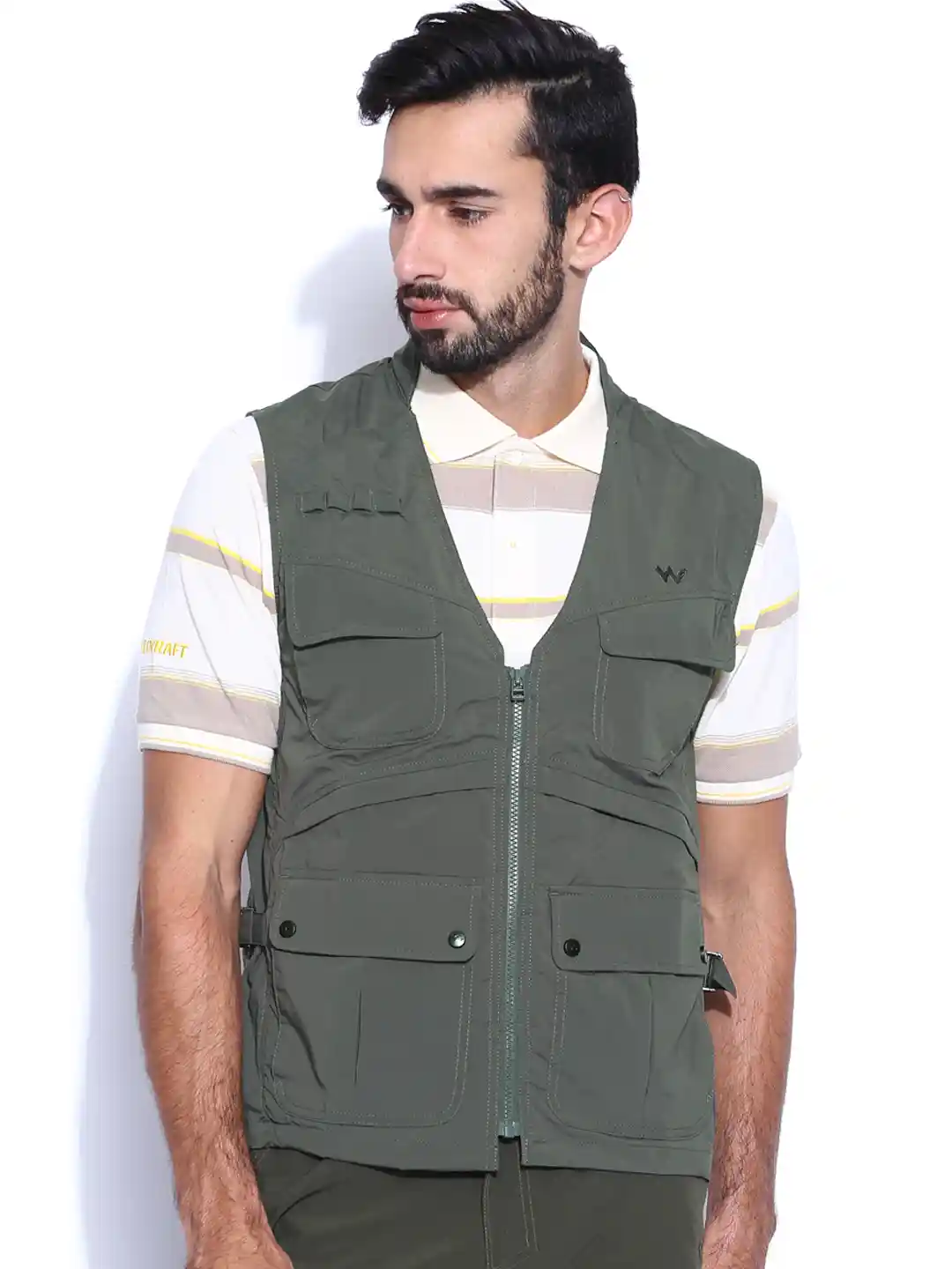 Buy Wildcraft Grey Sleeveless Utility Vest Jacket - Jackets for
