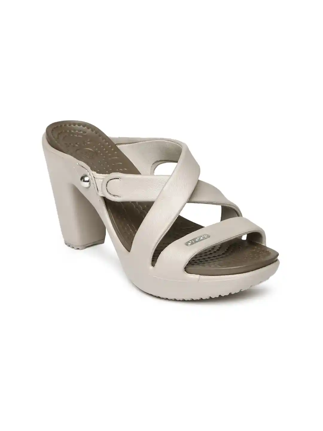 Heeled Crocs Crocs Online Cyprus Buy Crocs Women Grey Heels Heels For Women 795291 Myntra