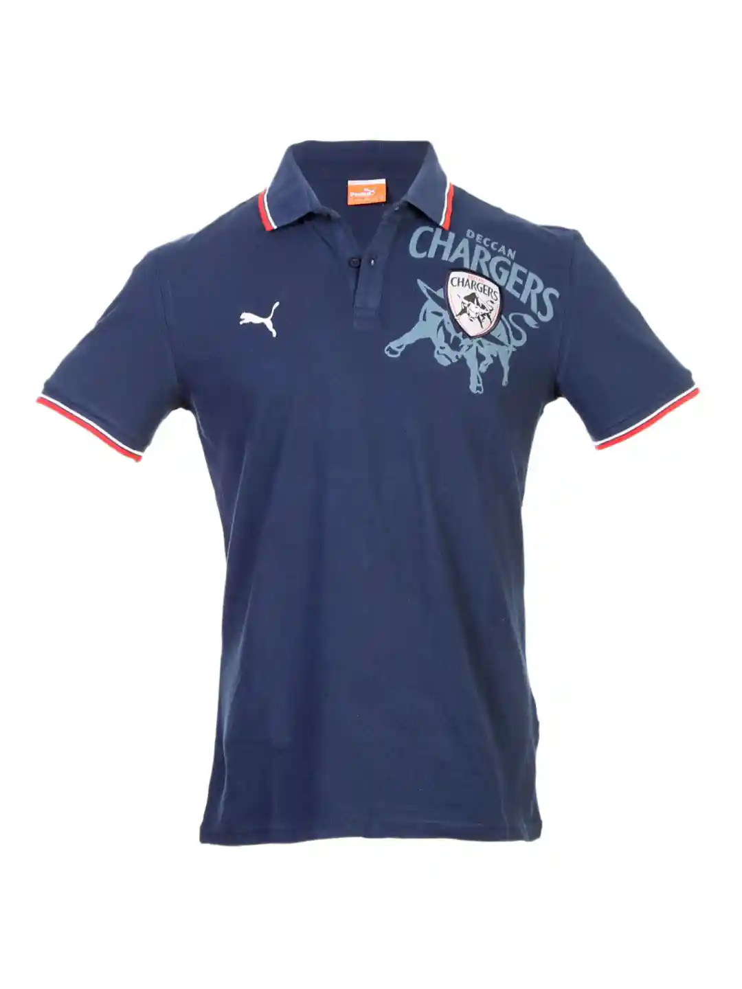Buy Puma Men's Deccan Chargers Blue Polo T-shirt Tshirts for Men