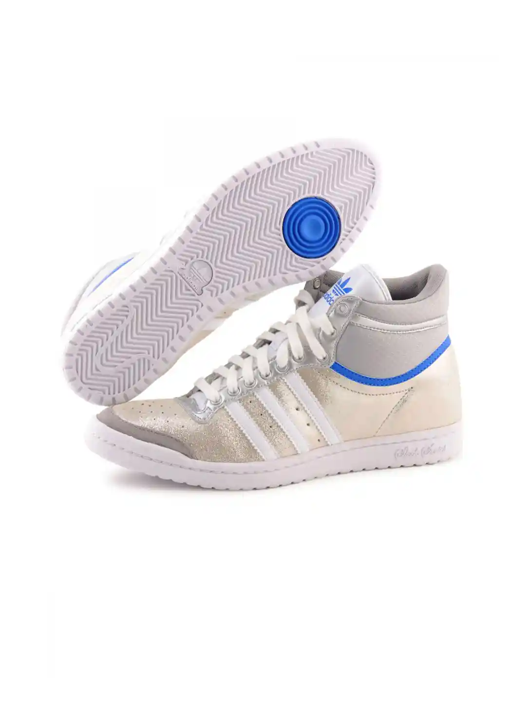 Buy ADIDAS Originals Women Top Ten HI Sleek Silver Casual Shoes