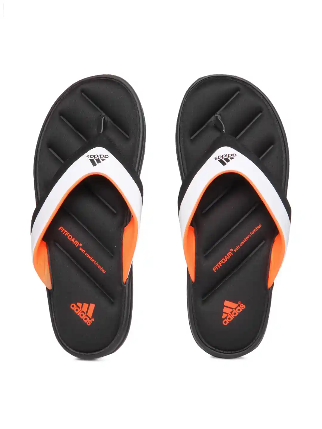 Buy ADIDAS Men Black White Zeitfrei Flip Flops Flip Flops for