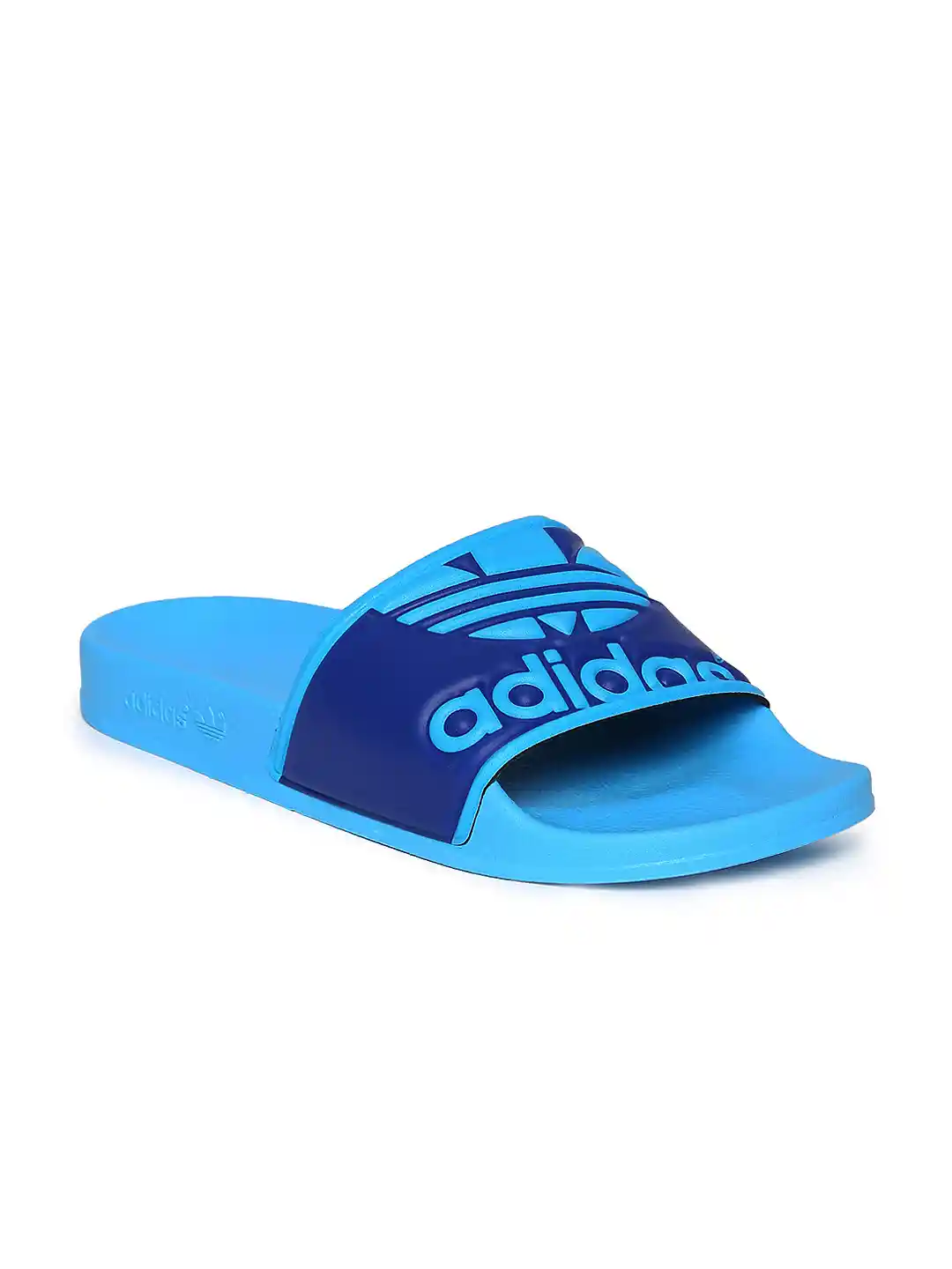 Buy ADIDAS Original Men Blue Adilette Trefoil Flip-Flops Flip
