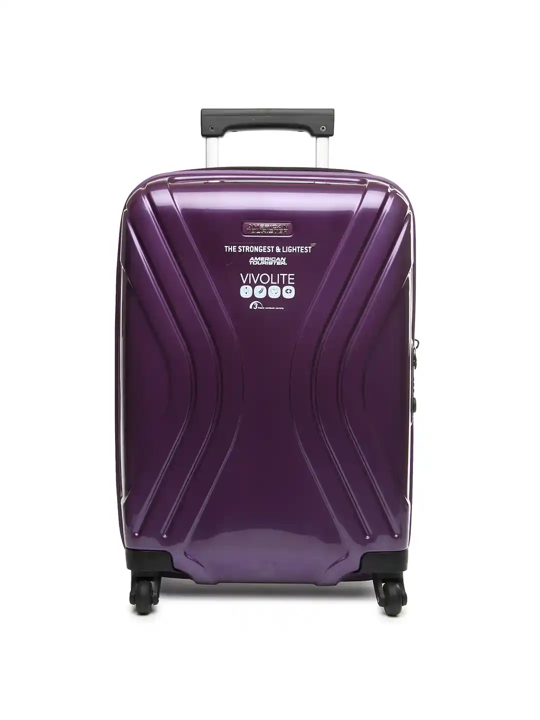 Buy American Tourister Unisex Purple Vivolite Small Trolley