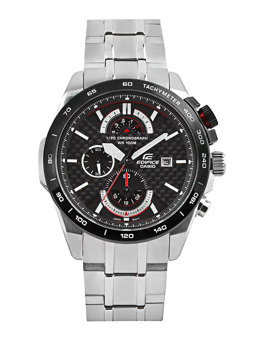 Buy Casio Edifice Men Silver Analogue Watch (EX069) EFR-520SP