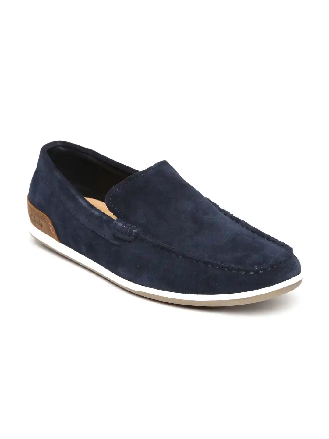 Buy Clarks Men Navy Blue Suede Loafers Casual Shoes for Men