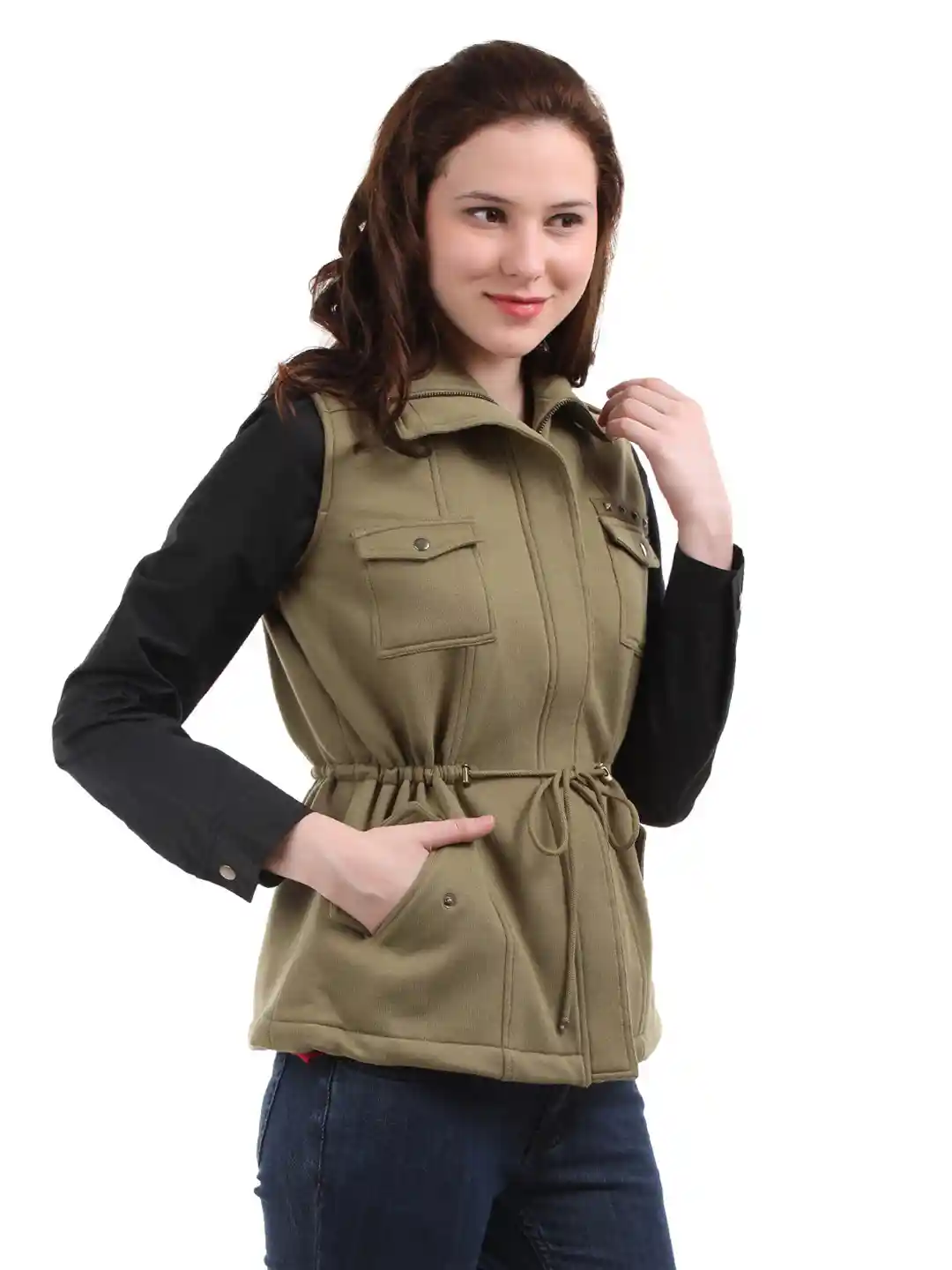 Women's Khaki Outerwear Khaki Womens Jacket Ladies Jackets
