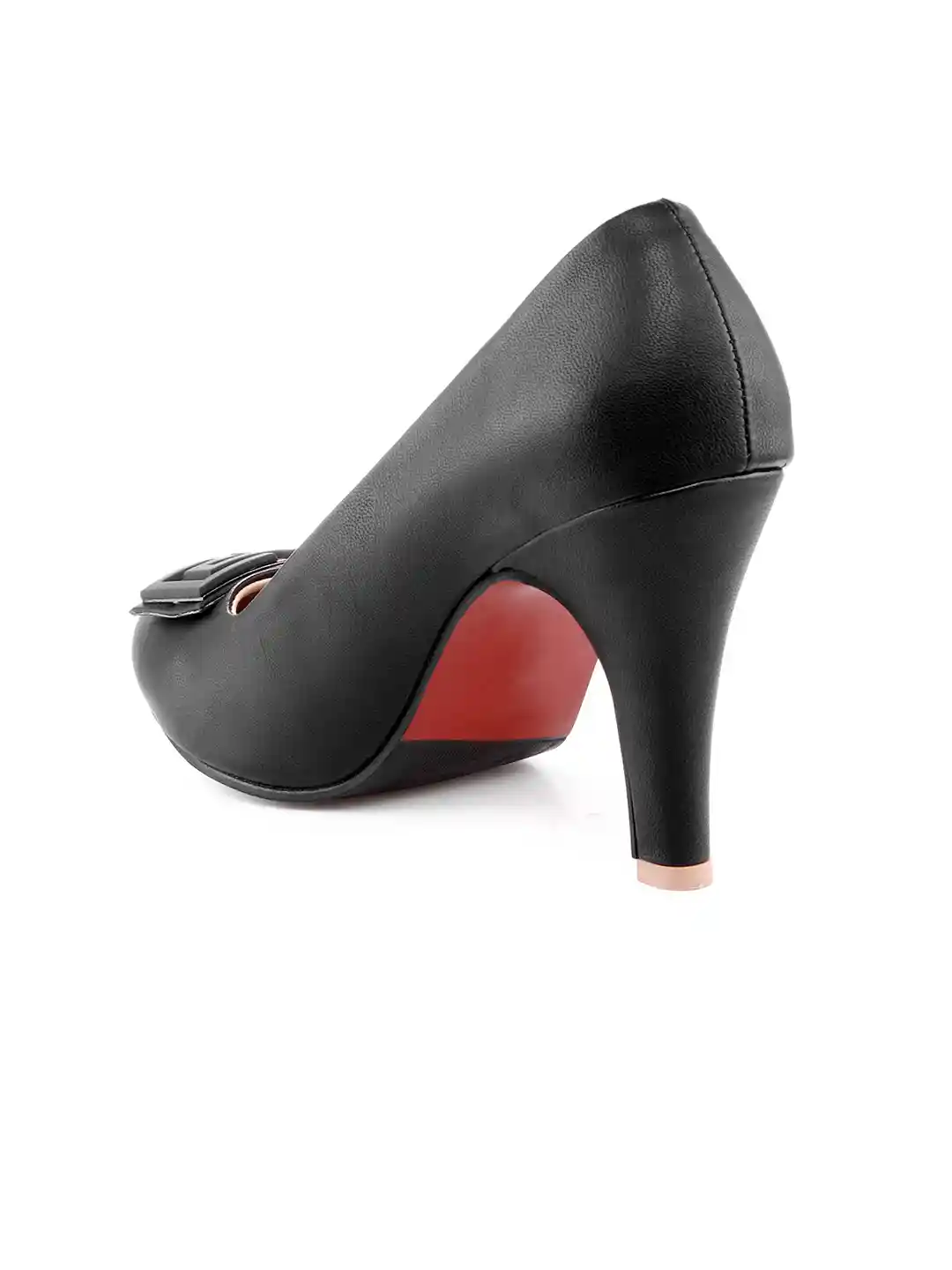 Buy Kielz Women Black Heeled Shoes Heels for Women 715186 Myntra - Main Image