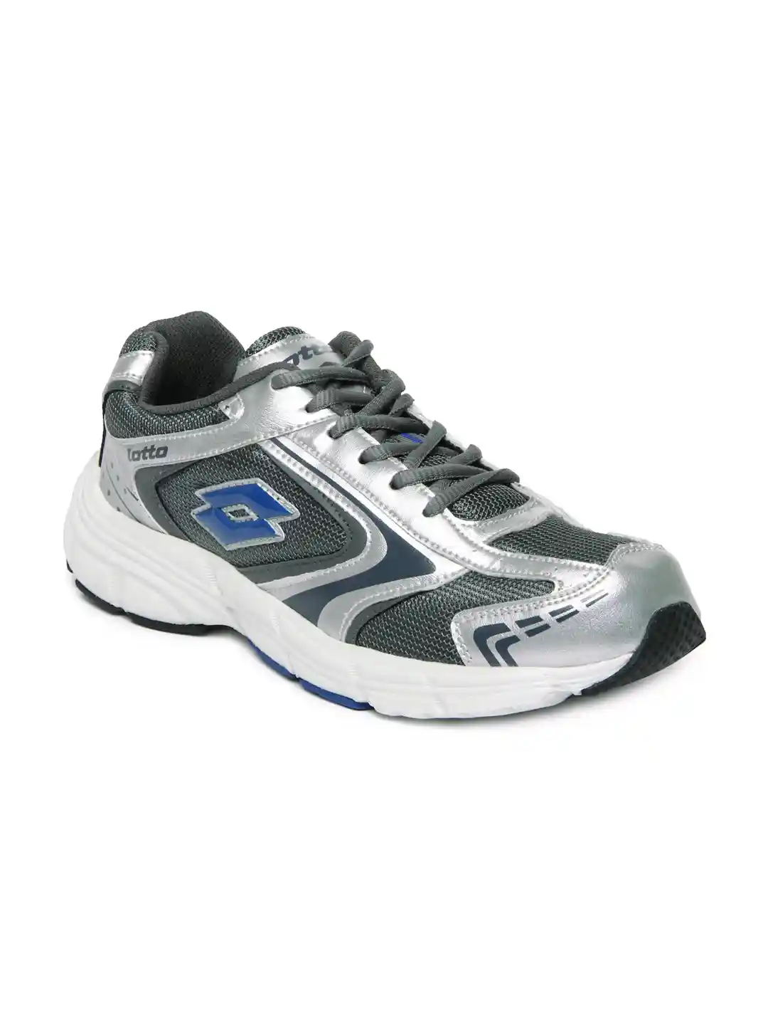 Buy Lotto Men Silver Toned Grey Zurich Sports Shoes Sports