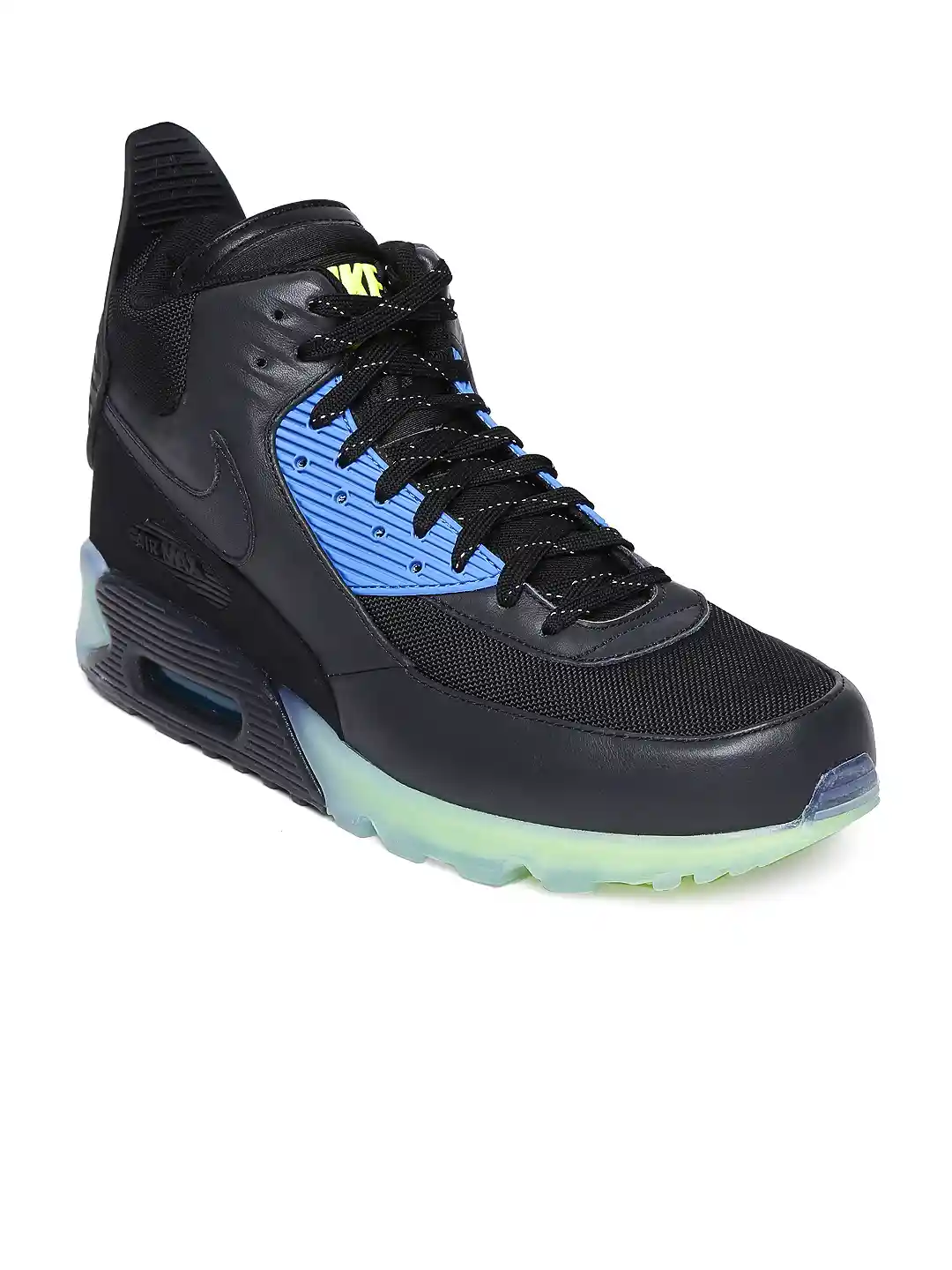 HOT Sneakerboot Black Air Max Sneaker Boots Nike Men Black Air