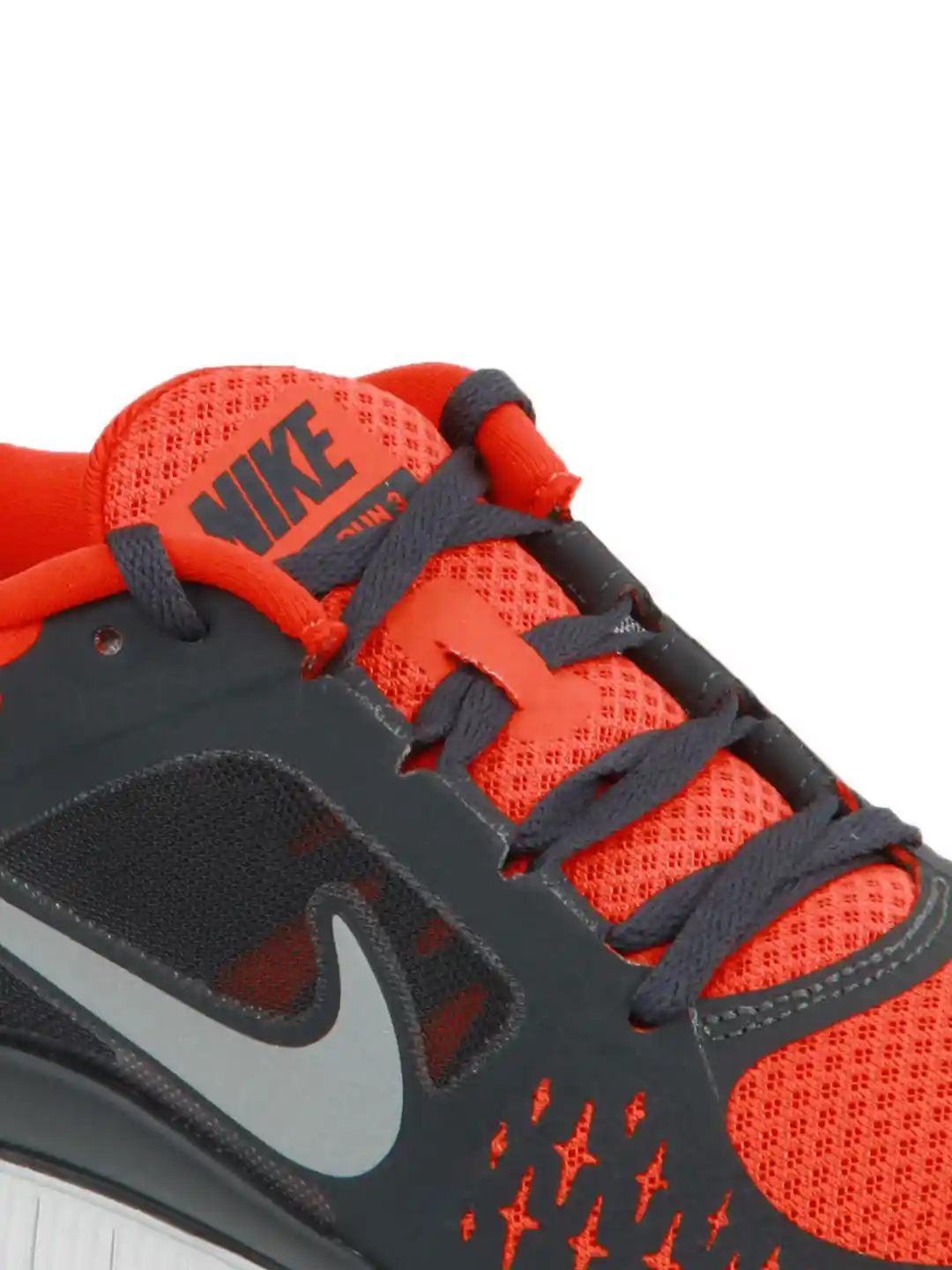 Buy Nike Men Free Run+ Black Orange Sports Shoes Sports - Main Image