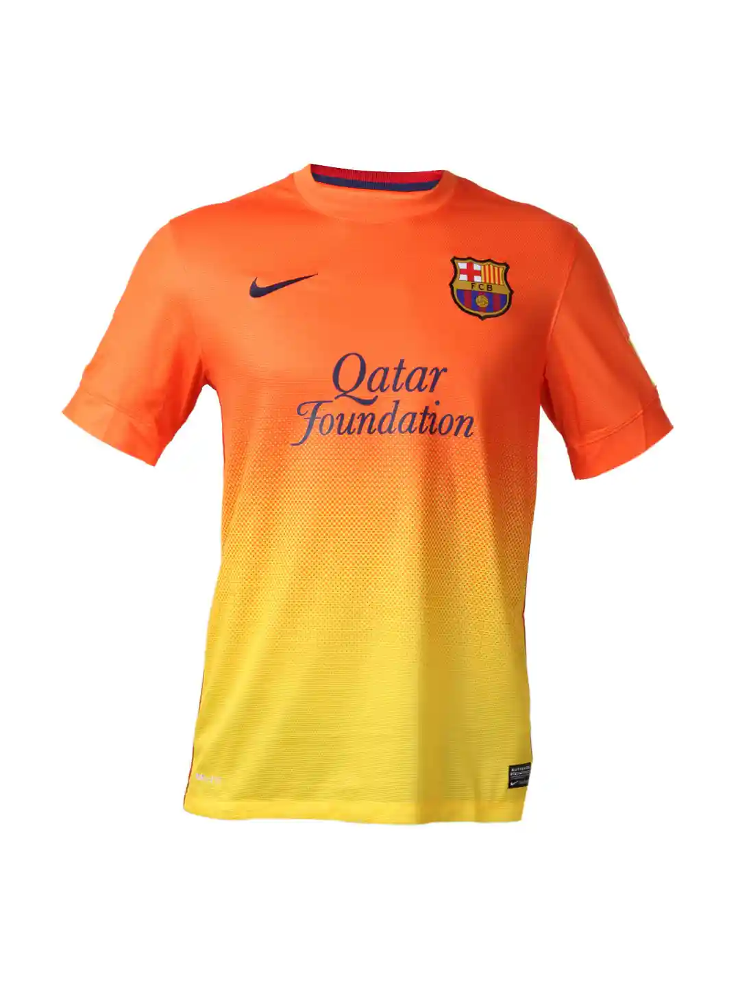 Buy Nike Men Orange FC Barcelona Jersey Tshirts for Men 60954