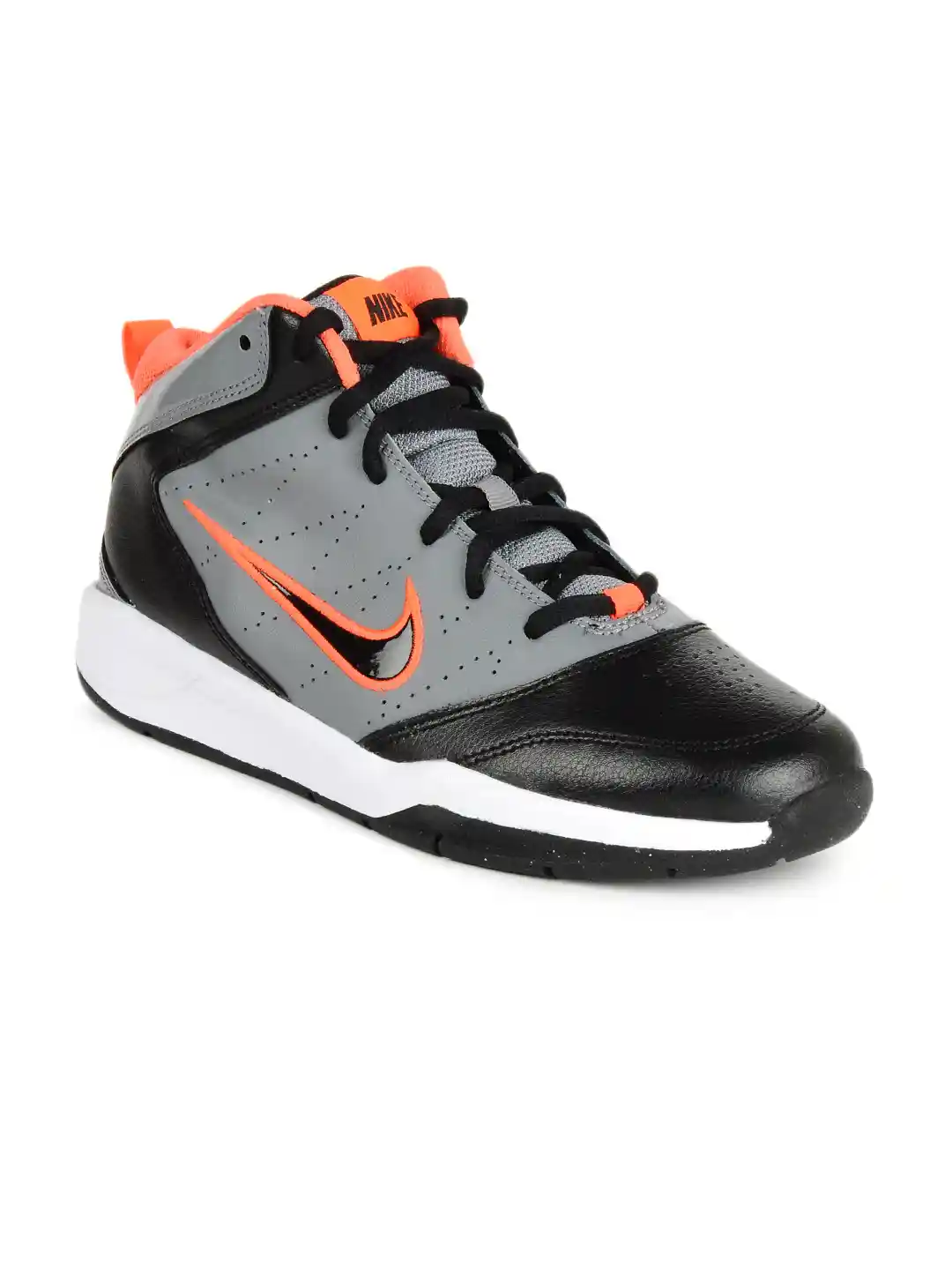 Buy Nike Kids Black grey Team Hustle D5 Basketball Shoes
