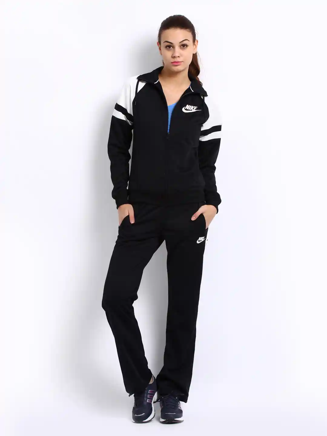 Buy Nike Women Black Off-White Pre Gamer Tracksuit Tracksuits