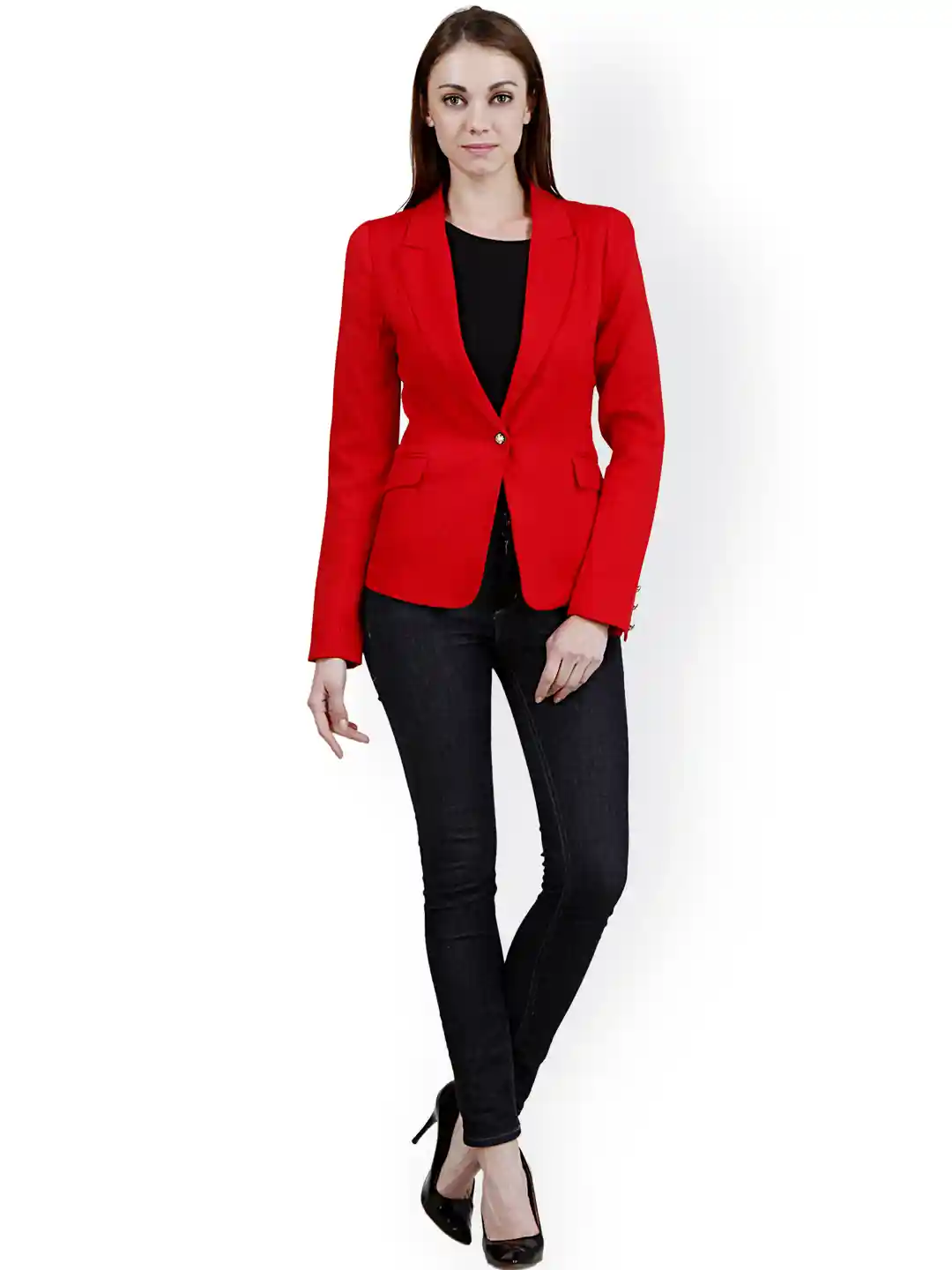 Buy Pab Jules Women Red Blazer - Blazers for Women 747613 Buy Pab Jules Women Red Blazer - Blazers for Women 747613