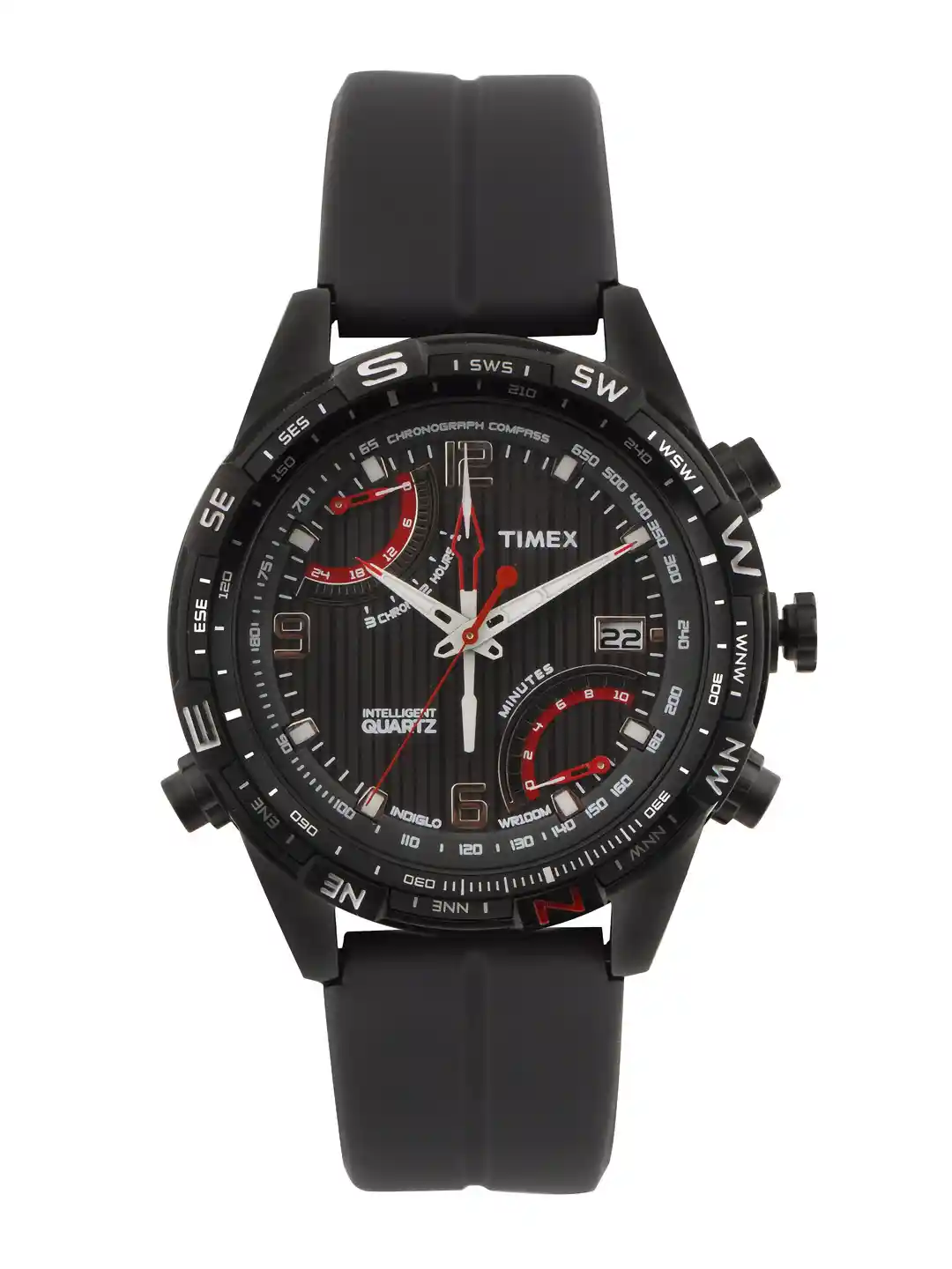 Timex 1854 Intelligent Quartz Manual Timex Men Black Dial