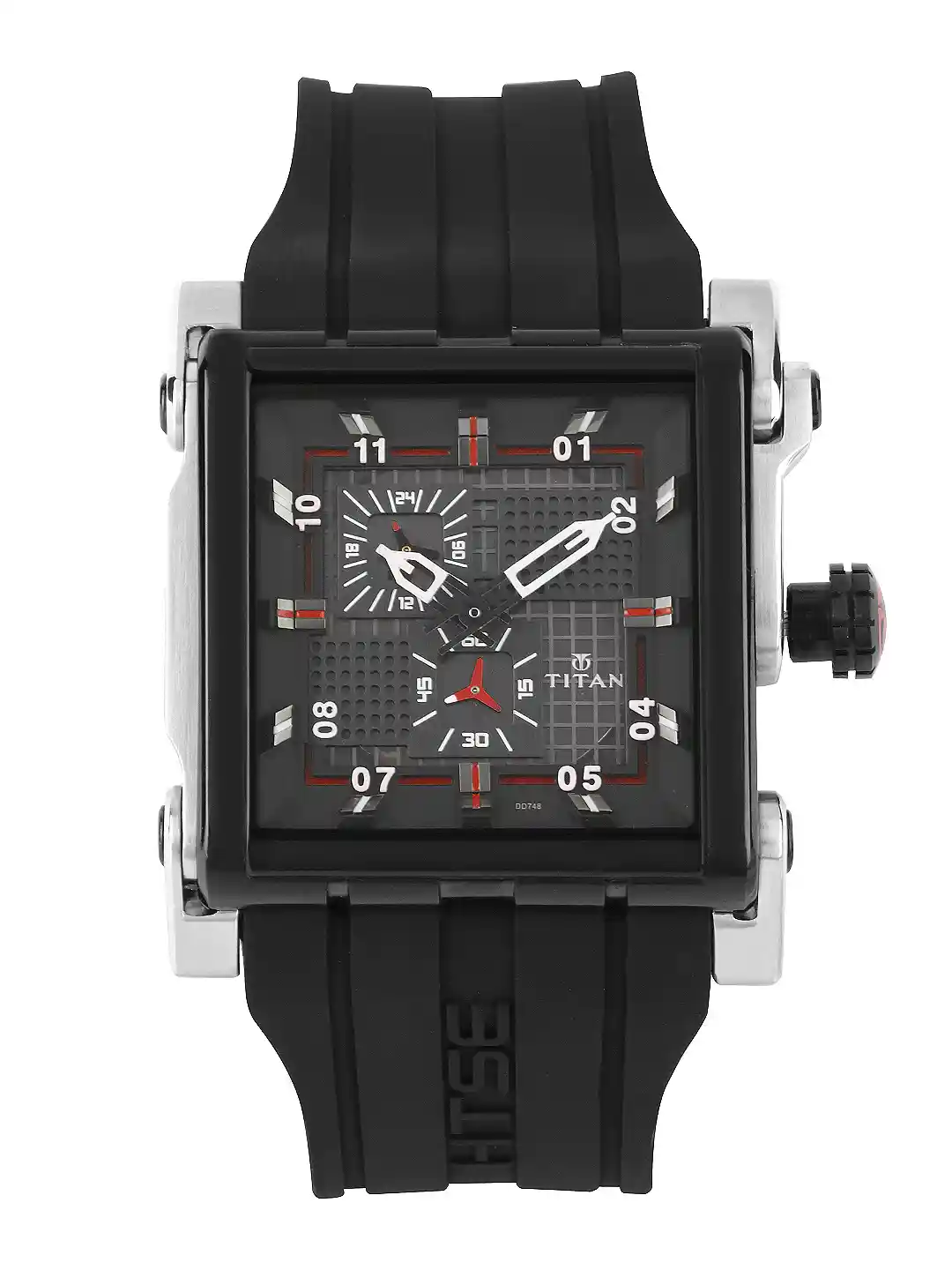 Leather Strap Titan Htse Watch Price In India Titan HTSE Men Black