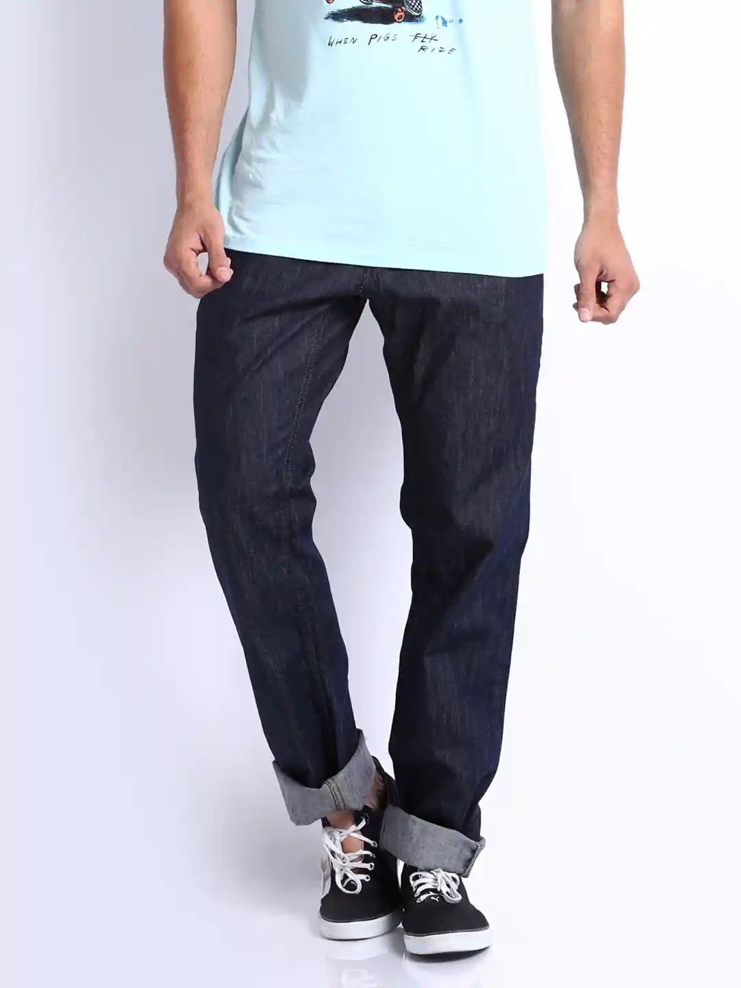 Buy Vans Men Blue V56 Standard Slim Fit Jeans Jeans for Men
