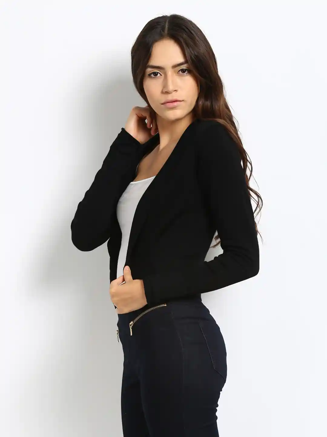 Buy Vero Moda Women Black Bolero Shrug Shrug for Women 188274