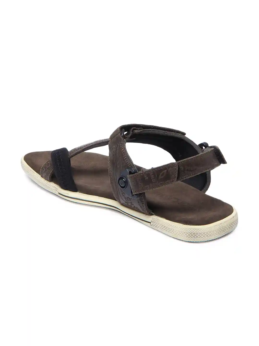 Buy Woodland Men Brown Leather Sandals Sandals for Men 167971