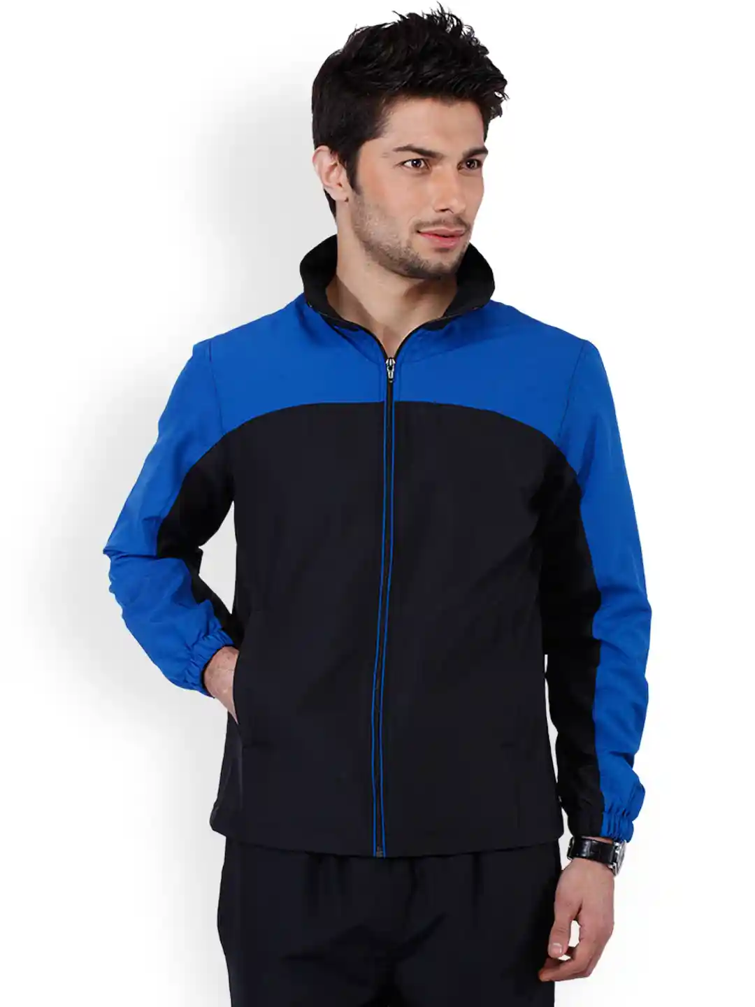 Buy Yepme Men Black Royal Blue Tracksuit Tracksuits for Men