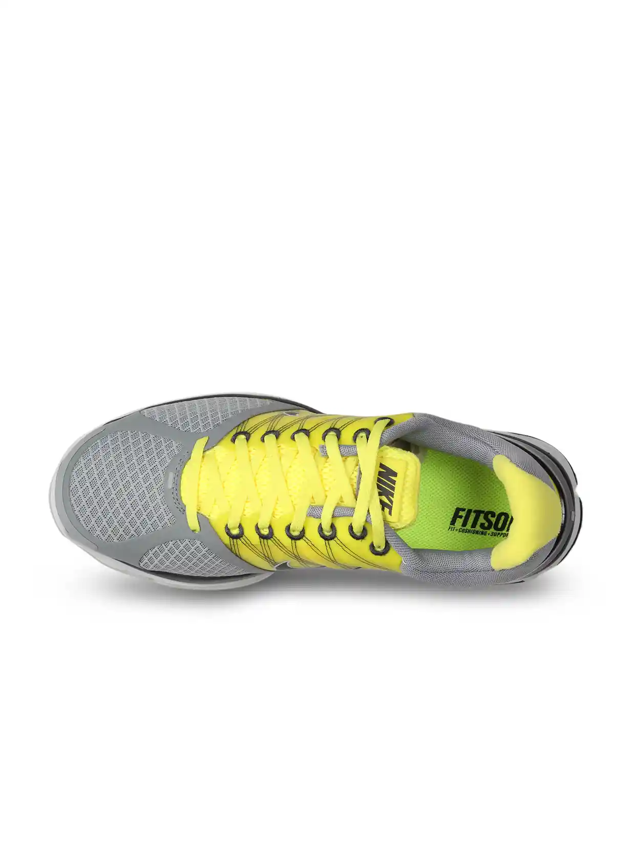 NIKE LUNARGLIDE＋2 Buy Nike Men's Lunarglide 2 Grey Yellow Shoe - Sports Shoes