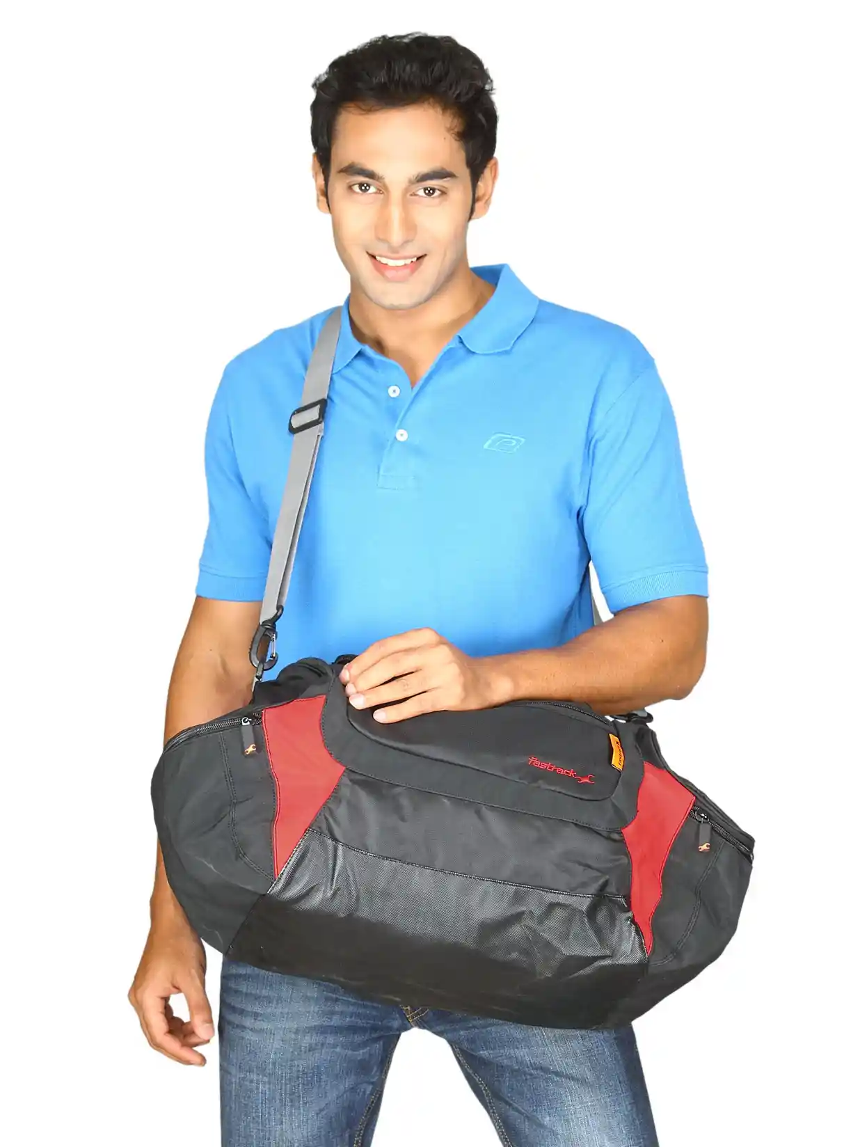 Buy Fastrack Men Black Gym Bag Duffel Bag for Men 8224 Myntra